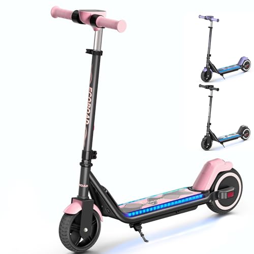 Image of ECOROAD EK6 Kids Electric Scooter for 6-12, 3 /6 /10mph Speeds for Ultimate Comfort & Adjustable Height, 150W & Dual Brake Safety Electric Scooter, for Outdoor Play, Park Rides (Rider:3.9-5.2 FT)