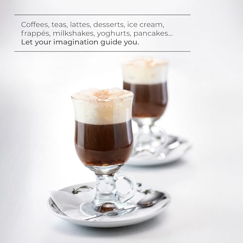 Image of 1883 Cookies & Cream Syrup for Coffee, Lattes & Drinks, Made in France, 1 Liter Glass Bottle