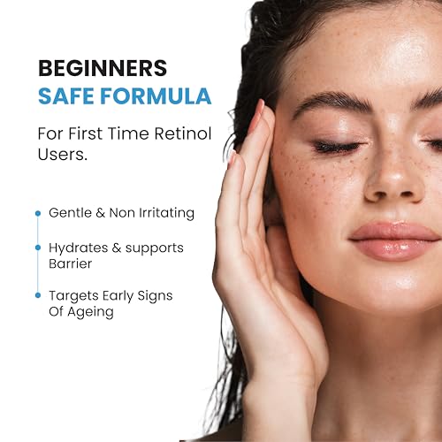 Image of Retinol Night Cream - Korean Anti Aging Lightweight Gel Cream for Fine Lines & Wrinkles with Retinol & Collagen | Women & Men | All Skin Types | 50g