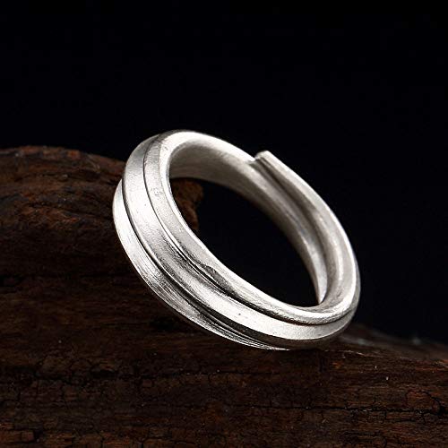 Anneau réglable pour les femmes cadeau idéal bague rétro ajustable ouverte S925