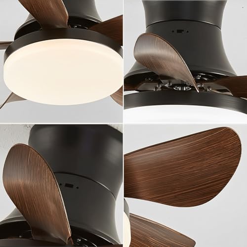 Ventilateur de plafond avec télécommande intelligente et LED réglable - 5