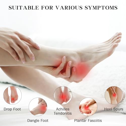 Exhood ZUTUO-5-1-BLACK Upgraded Plantar Fasciitis Night Splint thumb #2