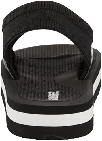 MUK LUKS LUKEES Women's Epic Tour Sandals, Black, 9 | Image 2