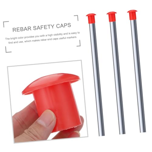 Protectores plásticos tipo tapas de seguridad para varillas de refuerzo en edificaciones 3