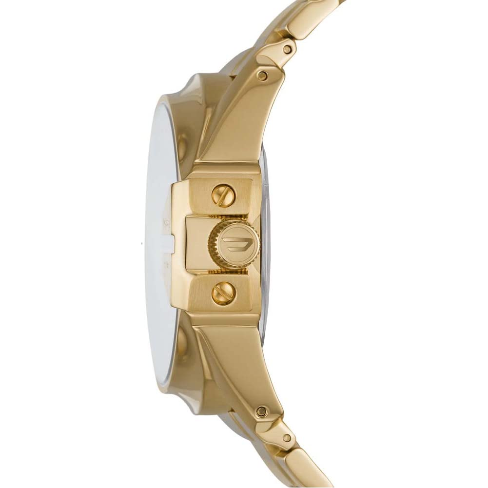 Diesel Orologio Master Chief Series da uomo, movimento a tre lancette con data e Cinturino in acciaio inossidabile o in pelle