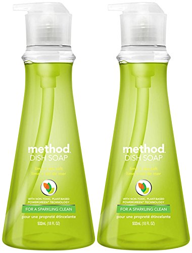 Method Dish Soap Pump - 18 Oz - Lime + Sea Salt - 2 Pk #TOP12
