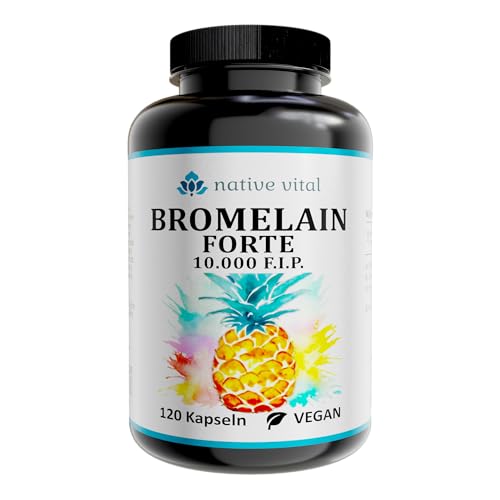 Native Vital Bromelain Forte 10.000 F.I.P. Kapseln