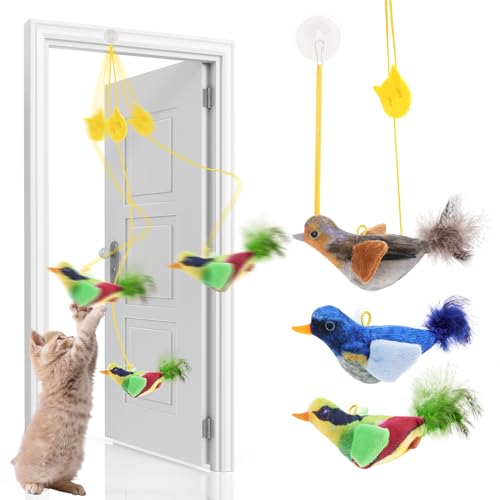 Guiqulai 3-Pack Chirping Bird Toys