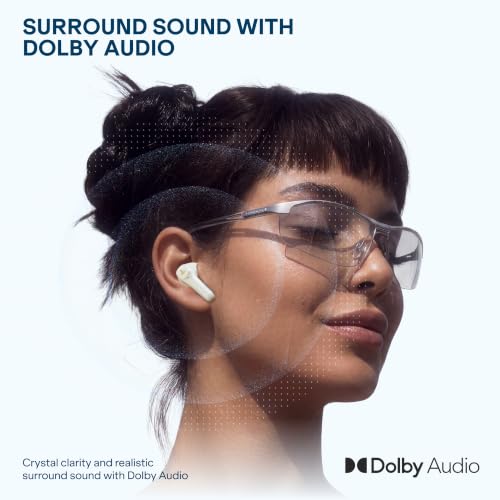 Image of boAt Airdopes Prime 800D, Surround Sound by Dolby Audio, Up to 45H Battery,Quad Mic AI-ENx, 11mm Drivers,ASAP Charge, In-Ear Detect,App Support Wireless Bluetooth TWS Earbuds with mic(Swedish White)