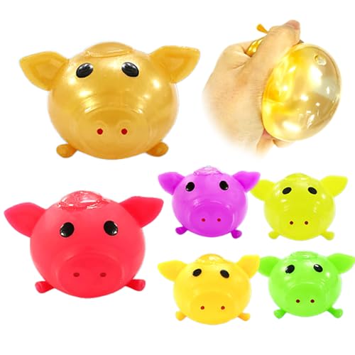 【 縁日 景品 玩具 セット 】ぶた ペッタンボール 12個装入 景品 詰め合わせ お祭り 縁日 保育園 幼稚園 イベント 配布 景品玩具 ぺったん ストレス解消 ボール スクイーズ 【 Festival Plaza 】