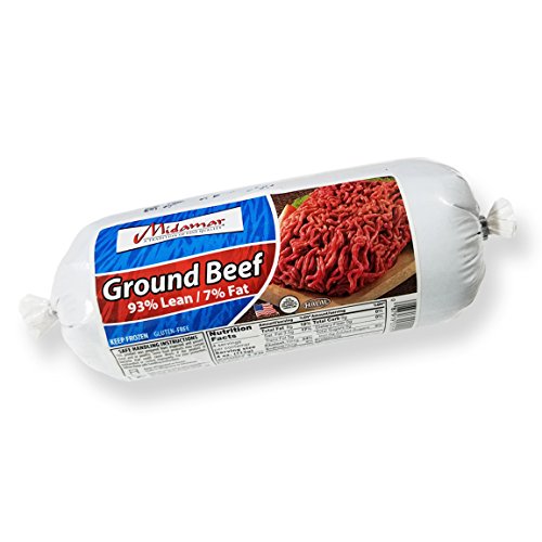 Midamar Halal Ground Beef (93% Lean) Bulk Case - 12 / 1 lb pkgs