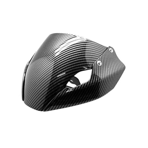 Pare-Brise pour Moto Ducati Monster 821 Anti-Turbulence et Protection Phares Avant