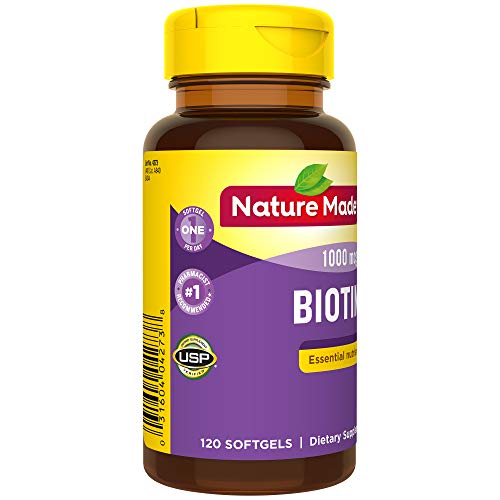 Nature Made 4273 One Per Day Biotin (B7) 1000 Mcg. Softgels 120 Ct thumb #9