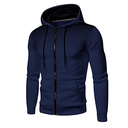 Pull de Noël pour homme chaud et ample en taille XXXL marine