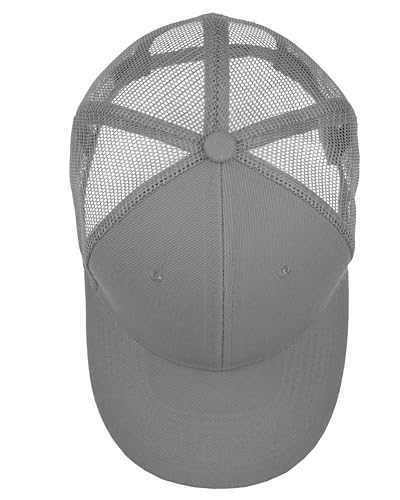Image of Gelante Mesh Trucker Baseball Cap Snapback Hat Structured Front Panel
