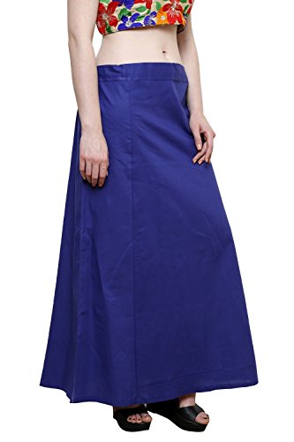 Image of Pistaa's combo of Women's Cotton Best Plain Solid Indian Readymade Inskirt Saree petticoats