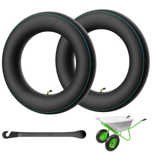 2 Stück Schlauch 4.80/4.00-8 für Schubkarrenrad, Schubkarren...