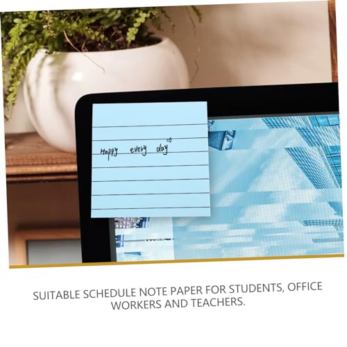 Notes adhésifs colorés avec lignes pour planification et organisation des bureaux
