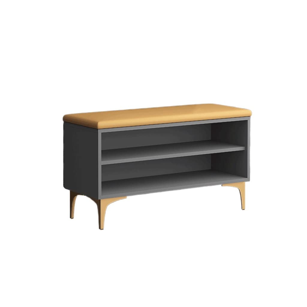 Banc tabouret à chaussures multifonctionnel Ottomans Home avec grand tiroir