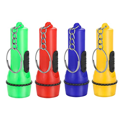 10 Conjuntos de 10 peças mini chaveiro multifuncional útil prático lanterna chaveiro brinquedo criat