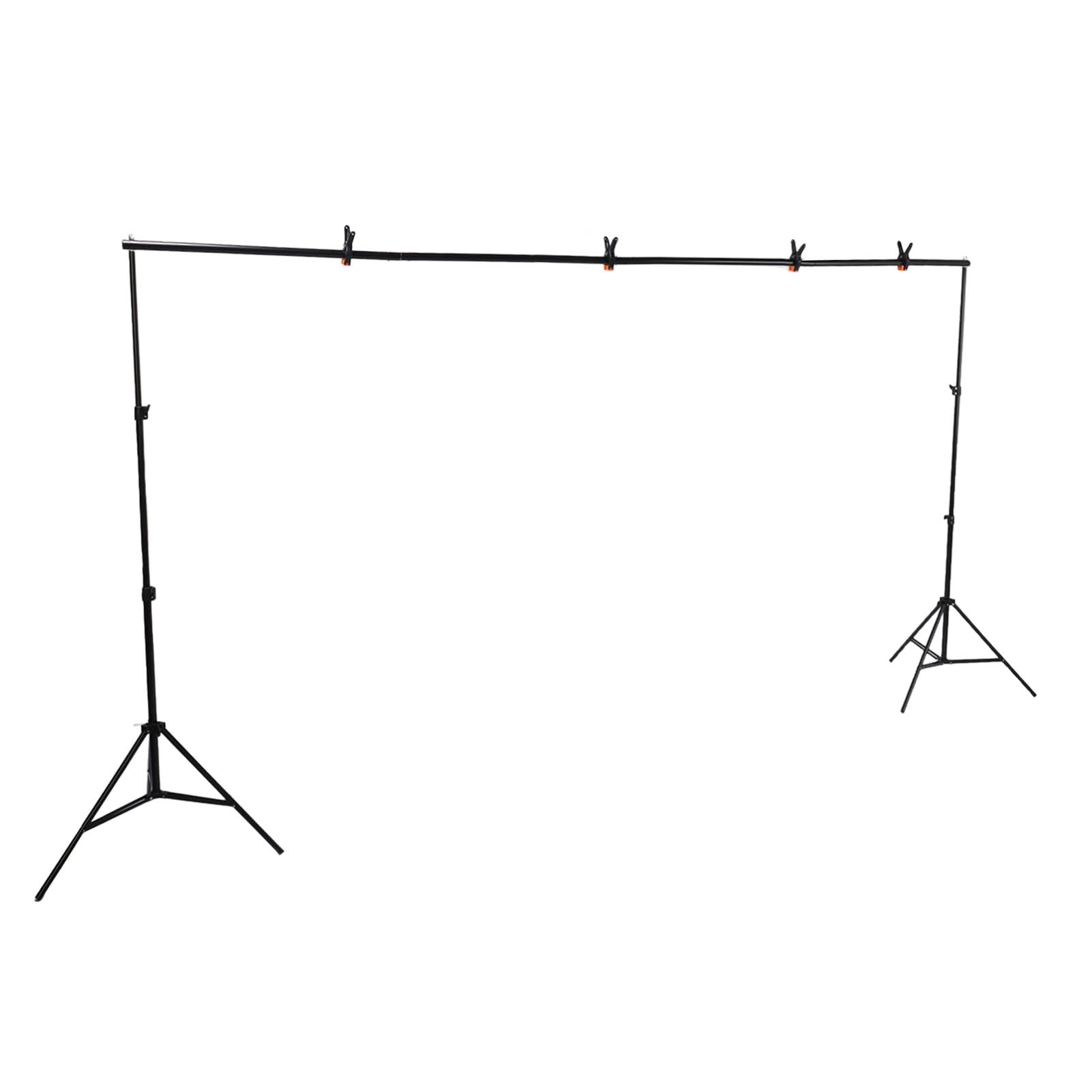 Asixxsix Supporto per Fondale Resistenti, Kit Supporto per Fondale Fotografo Regolabile da 10 Piedi/di Laarghezza e 6,6 Piedi/2 M di Altezza Regolabile di Support per