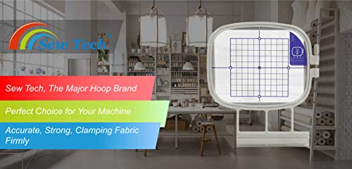 Sew Tech Embroidery Hoop for Brother, 4x4in 100x100mm SA438 EF74 Frame by Sew Tech - Used condition - Image 7