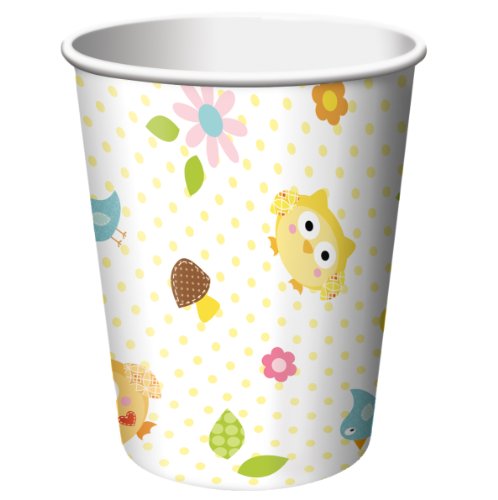 8-Count 9-Ounce Hot/Cold Beverage Cups, Happi Tree Sweet Baby