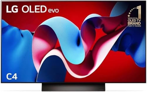 Image of LG OLED48C46LA 48-Inch 4K OLED evo Smart TV with AI ThinQ, Dolby Vision, Dolby Atmos, webOS, Alexa Built-In 2024 Black