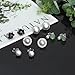 NEWITIN 14 Pairs Clip On Earrings for Women Cute Earring Charming Fashion Crystal Pearl Stud Earring Non Piercing Clip on Stud Earrings for Women