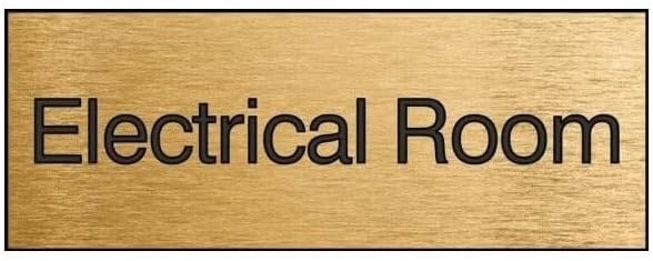 8 in W x 3 in H, Engraved Plastic, Mfr: PSG856BA-A