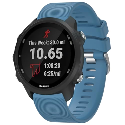 Correa de silicona para Garmin Forerunner 245/645/158/55 miniatura 1