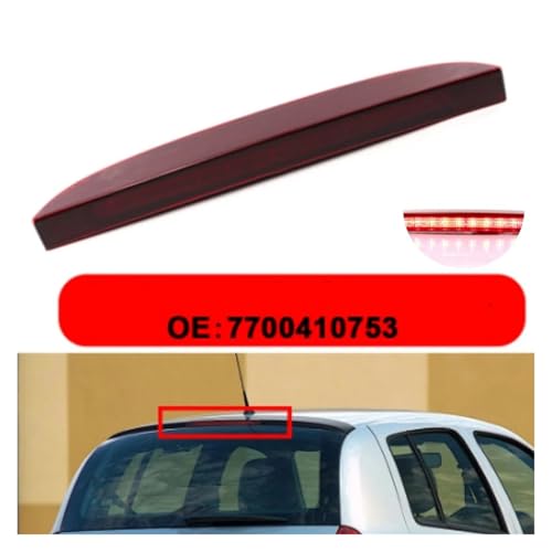 3ème feu stop arrière LED rouge pour Clio II 1998-2005 - 2