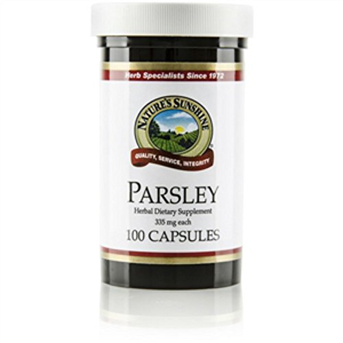 Nature's Sunshine Parsley, 100 Capsules | Powerful Herb Supports the Kidneys and Nourishes the Urinary System Nature's Sunshine Parsley, 100 Capsules | Powerful Herb Supports the Kidneys and Nourishes the Urinary System