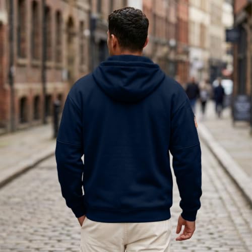 Mens Hoodies Zip Up Tactical Hoodie Fleece Hooded Sweatshirt Sweat Shirt - image 4