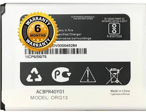Image of THE BATTERY STORE Orignal ACBPR40Y01 Battery for Micromax YU ACE 5014 Model - ACBPR40Y01 Battery with 6 Months Warranty (for YUREKA 5014)