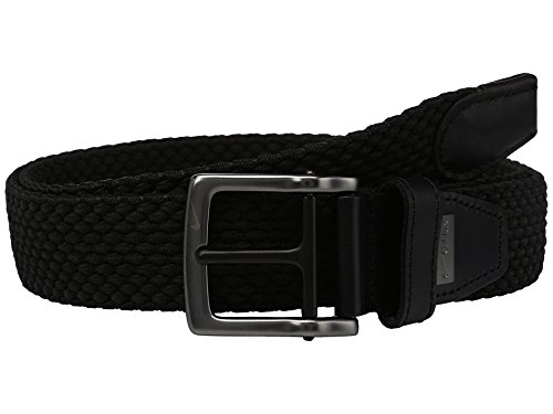 Nike Men's G-Flex Woven Stretch Golf Belt, Jet Black, 36