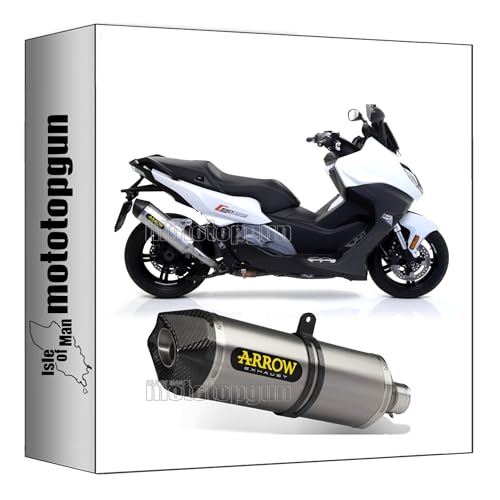 Tubo de escape Arrow Race-Tech aluminio BMW C650 C 650 Sport 2016 2017 2018 2019 2020 homologado