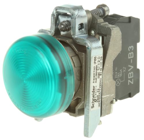 Voyant lumineux LED 24V vert haute visibilité pour sécuriser vos machines