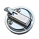 Pull Lock, Latch Flush Hatch Locker, Pull Lift Hatch Fallenschloss, Möbelschlosser Verriegelung Möbelgriff, Push Lock Schloss für Wohnmobil Camper Camping Boot Wohnwagen Schrank Cabinet (Schwarz 6STK)