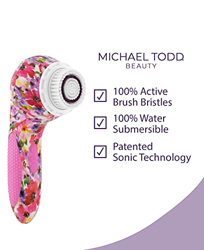 Michael Todd Beauty - Soniclear Elite - Facial Cleansing Brush System - 6-Speed Powered Exfoliating Face & Body Brush #TOP2