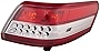 HEADLIGHTSDEPOT Tail Light Compatible with Toyota Camry 2010-2011 Includes Right Passenger Side Clear Lens Outer Body Tail Lamp Assembly