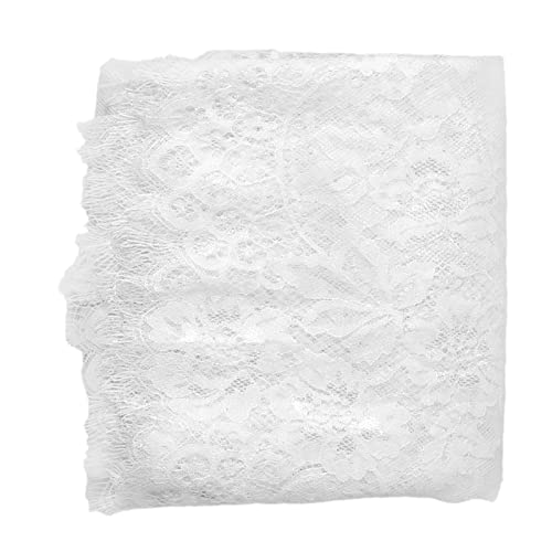 Caminho de mesa de renda, caminho de mesa de renda branca 36x300 cm pano de mesa de casamento francê