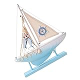 Voilier de bureau : pour décorer votre , votre salon et les murs de la pièce, ou tout espace intérieur, petit bateau de style méditerranéen