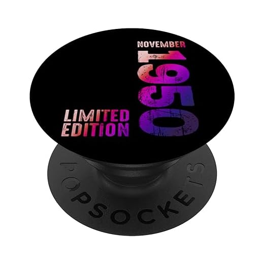 Impresionante año 1950 noviembre 1950 Desde 1950 Retro 1950 PopSockets PopGrip Intercambiable