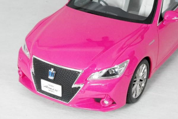 京商　1/18 トヨタ クラウン ハイブリッド アスリートG ピンク Amazon | 1/18 ミニカー クラウン ハイブリッド アスリート G/ピンク