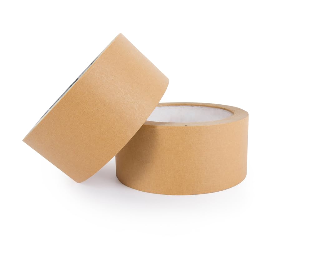 Brown Kraft Paper Tape 2" x 50 meter | Recyclable & Eco friendly Brown Paper Tape for Strong Parcel Packagin | Parcel Tape (B0D8TDLSXX) Amazon Price History, Amazon Price Tracker