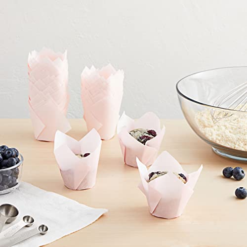 Pirottini per cupcake a forma di tulipano