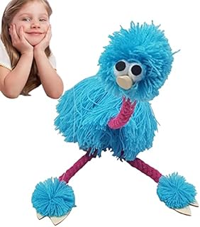 TLM Toys Puppet Ostrich On Strings,Funny Ostrich Marionette Puppet | Handmade Ostrich Marionette Puppets String Doll Parent-Child Interactive Educational Props for Children Kids