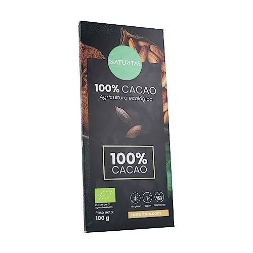 Chocolate negro 100% Bio 100 g Naturitas Essentials | Agricultura ecológica |