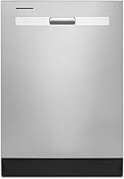 Whirlpool WDP540HAMZ 24-Inch Built-In Dishwasher: 12 Place Settings, Quiet 55 dBA, Boost Cycle, 5 Wash Cycles